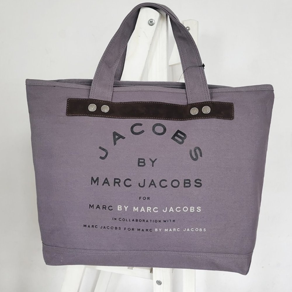 COPY - Marc Jacobs Zipped Canvas Tote - Washed Gray never used brand new no tags